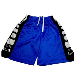 Nike • Elite Iconic Shorts • Boy’s Medium • Blue & Black • Good Condition